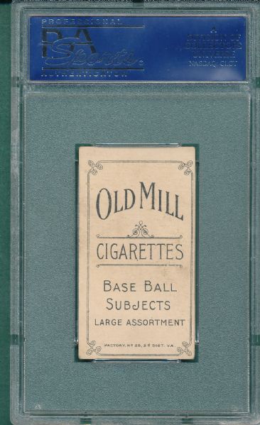 1909-1911 T206 Beaumont Old Mill Cigarettes PSA 4