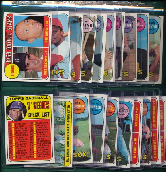1969 Topps Lot of (45) W/ Mantle