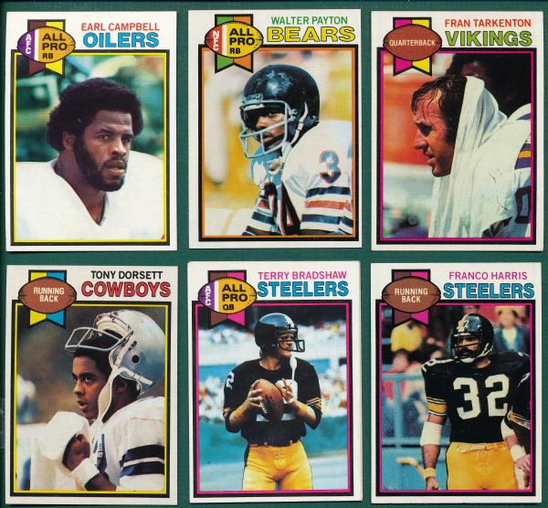 1979 Topps FB Complete Set W/ Earl Campbell Rookies