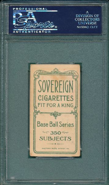 1909-1911 T206 Kling Sovereign Cigarettes PSA 2