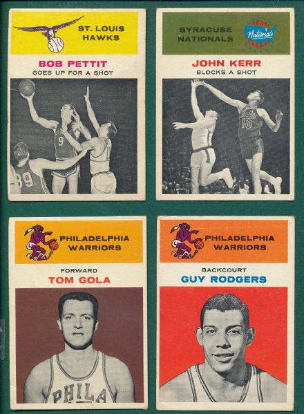 1961-62 Fleer Lot of (6) W/ Sam Jones *Rookie*