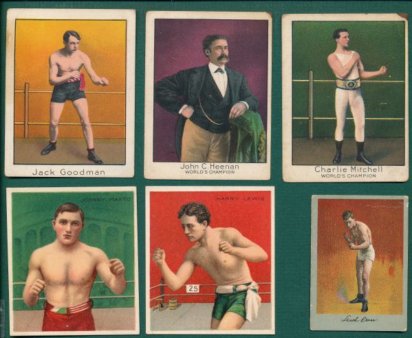 1887-1920s Boxing Lot of (8) W/ Carney