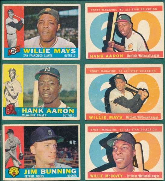 1960 Topps Baseball Partial Set (549/572)
