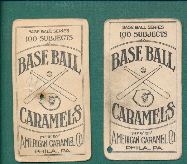 1909-11 E90-1 American Caramel Lot of (11) W/ Roger Bresnahan