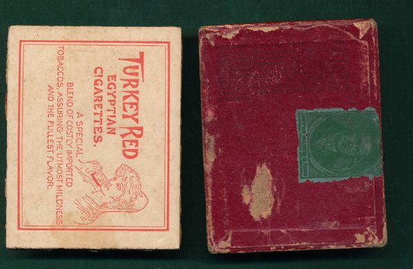 1910s Turkey Red Cigarettes Box