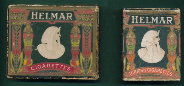 Helmar Cigarettes (2) Boxes & The Merriwell Series by Burt Standish (2) Books Lot of (4)