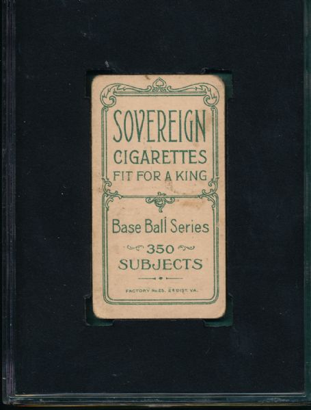 1909-1911 T206 Graham Sovereign Cigarettes SGC 40