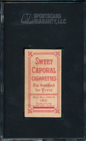 1909-1911 T206 Ritchey Sweet Caporal Cigarettes SGC 60