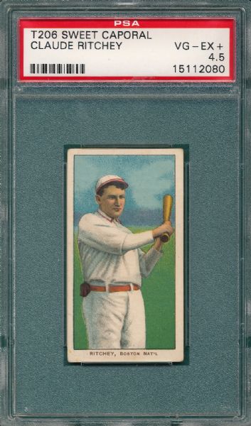 1909-1911 T206 Ritchey Sweet Caporal Cigarettes PSA 4.5 