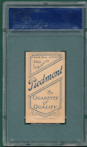 1909-1911 T206 Sweeney, Bill Piedmont Cigarettes PSA 4