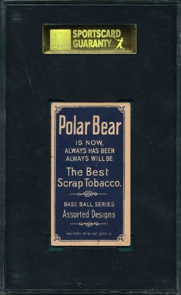 1909-1911 T206 Ferguson Polar Bear Tobacco SGC 50