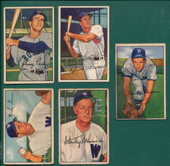 1949-55 Bowman & Topps Lot of (30) W/ Stengel