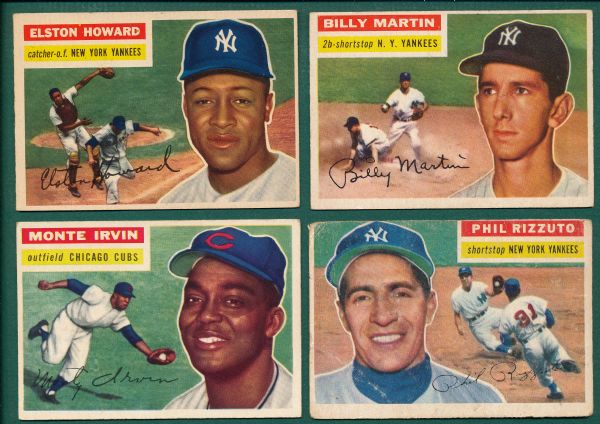 1956 Topps Lot of (20) W/ Rizzuto