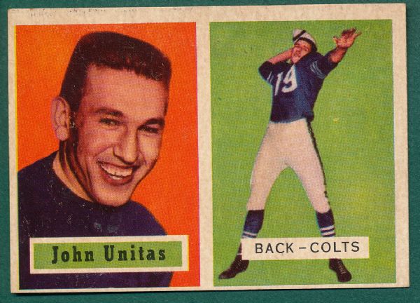 1957 Topps FB #138 Johnny Unitas *Rookie*