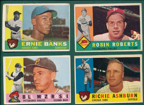 1960 Topps Lot of (110) W/ Banks