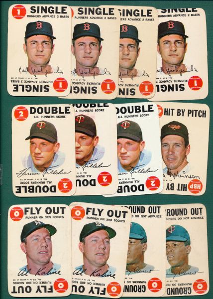 1968 Topps Lot of (54) W/ Mays (2) & Aaron (2)