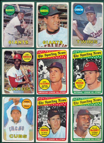 1969 Topps Lot of (95) W/ Bench