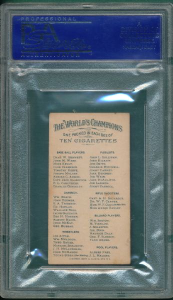 1887 N28 R L Caruthers Allen & Ginter Cigarettes PSA 6