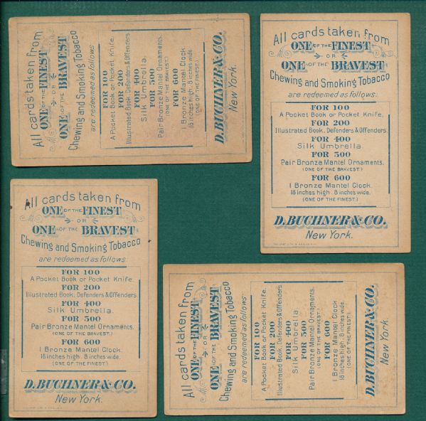 1888 N281 Buchner New York City Scenes (12) Card Lot