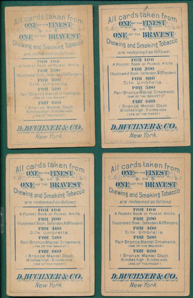 1888 N281 Buchner New York City Scenes (12) Card Lot