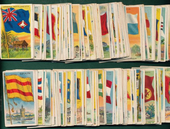 1910s T59 Flags Jack Rose Little Cigars Lot of (89) W/ Cigarette Pack