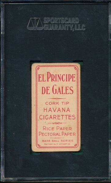 1909-1911 T206 Freeman El Principe De Gales Cigarettes SGC 30