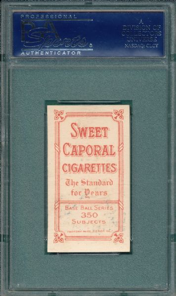 1909-1911 T206 Joss, Pitching, Sweet Caporal Cigarettes PSA 6