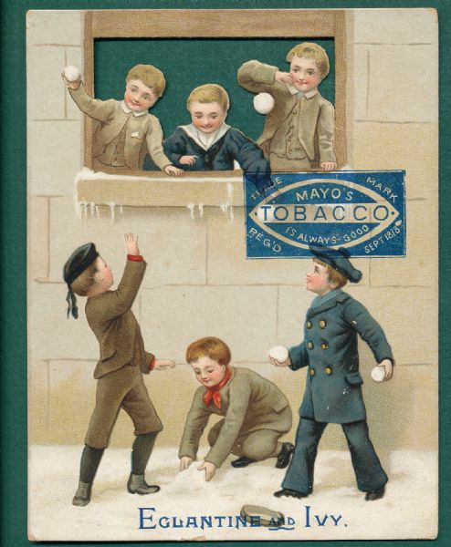 1890s Mayo's Tobacco Advertising Card