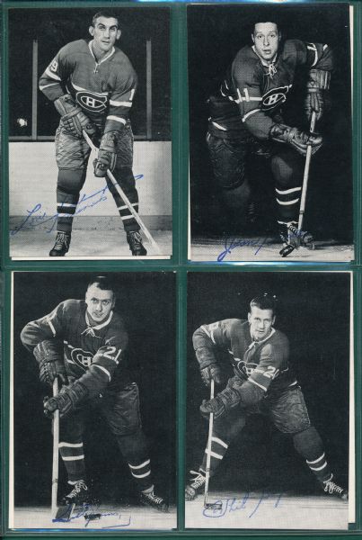 1960s Montreal Canadiens Team Photos Lot of (20) W/ Beliveau, Brouchard, Plante