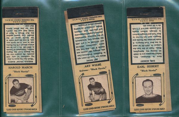1930s-40s Diamond Matchbooks Football, Hockey, & Boxing Lot of (45) W/ Nagurski