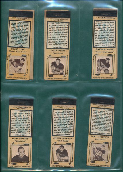 1930s-40s Diamond Matchbooks Football, Hockey, & Boxing Lot of (45) W/ Nagurski