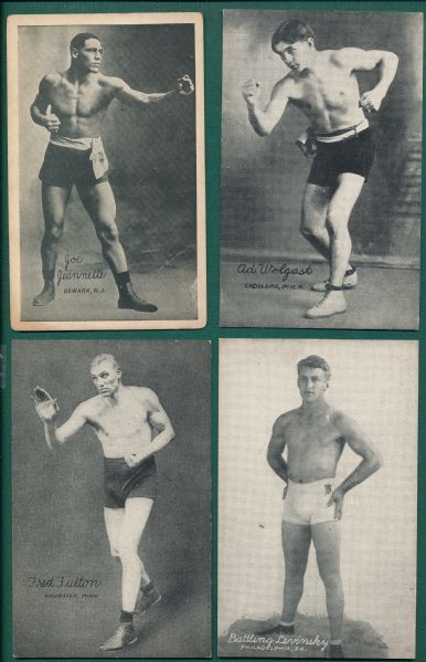 1921 Exhibits Boxing (22) Card Lot W/ Jeanette