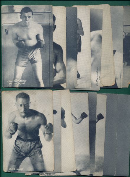 1925-27 Exhibits Boxing (39) Card Lot W/ Martin