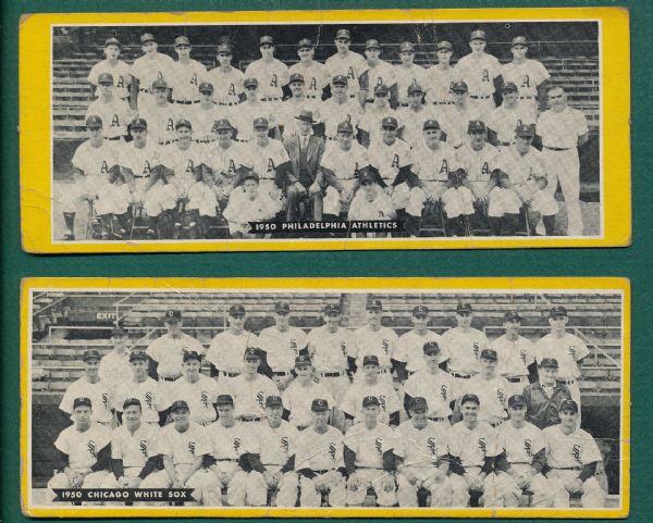 1951 Topps Teams White Sox & Athletics