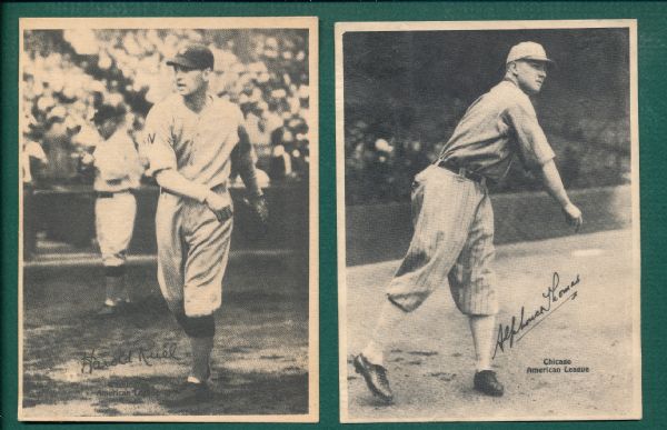 1930s Baseball Grab Bag Lot of (14) W/ Ruffing