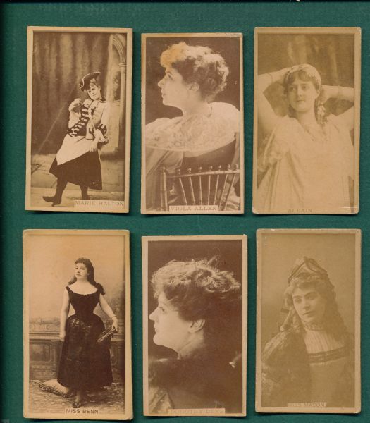 1888 N254 Actresses Sweet Caporal Cigarettes Lot of (100)