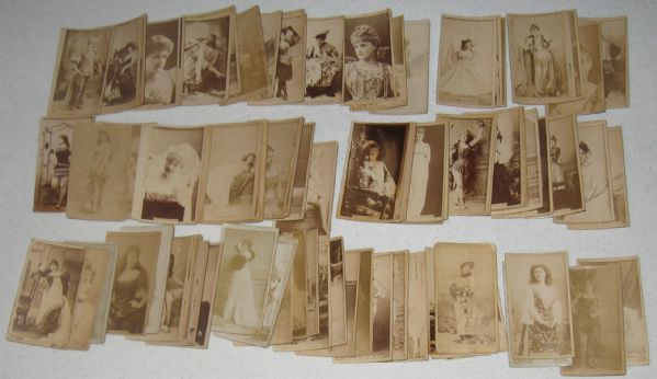 1888 N254 Actresses Sweet Caporal Cigarettes Lot of (100)