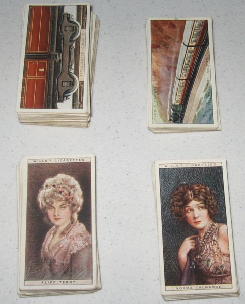 1930s Wills Cigarettes Large Group W/ Complete Sets