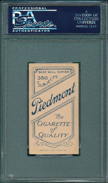 1909-1911 T206 Liebhardt Piedmont Cigarettes PSA 5.5