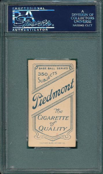1909-1911 T206 Mattern Piedmont Cigarettes PSA 5