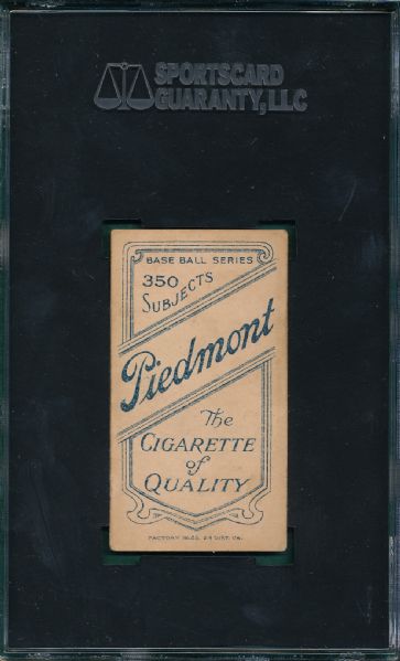 1909-1911 T206 King Piedmont Cigarettes SGC 40