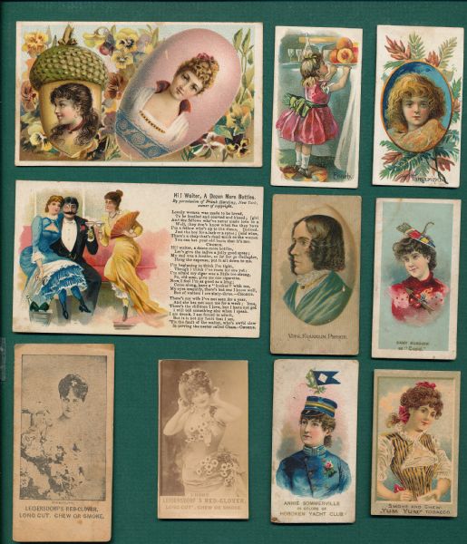 1880s - 1920s Actresses/Ladies, W/ Duke & Yum Yum,  Lot of (97)