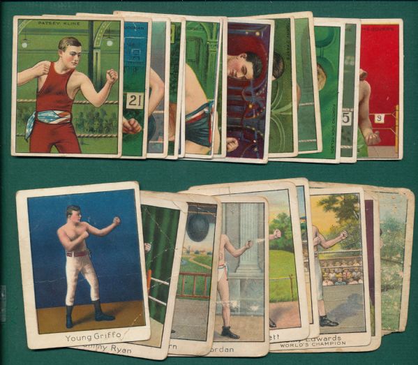 1910-49 Lot of (45) Boxers W/ Jack Johnson & John Sullivan