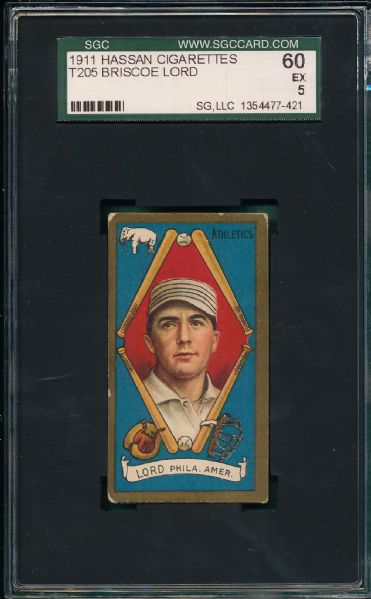 1911 T205 Lord Hassan Cigarettes SGC 60