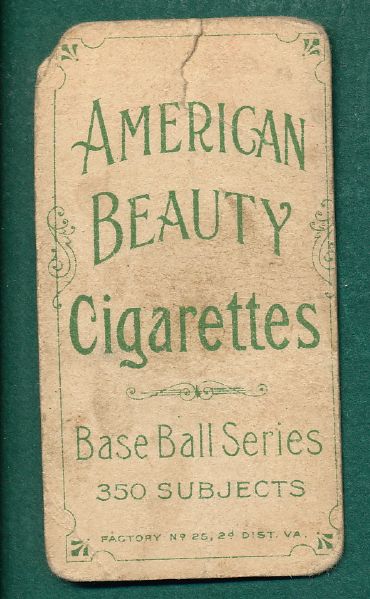 1909-1911 McGann American Beauty Cigarettes