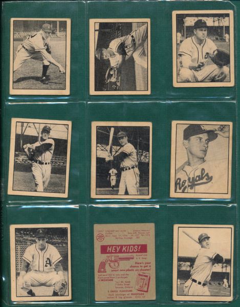 1952 Parkhurst Frosted Baseball Lot of (13)
