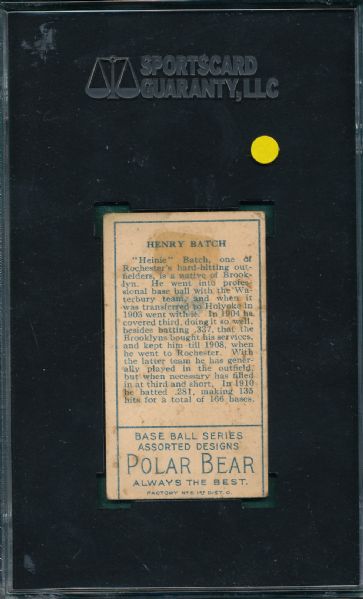1911 T205 Batch Polar Bear Tobacco SGC 20 *SP*