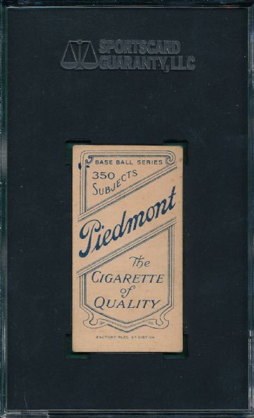 1909-1911 T206 Cross Piedmont Cigarettes SGC 55
