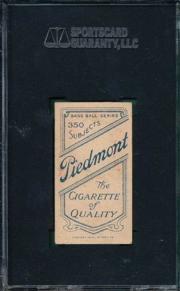 1909-1911 T206 Burke Piedmont Cigarettes SGC 50