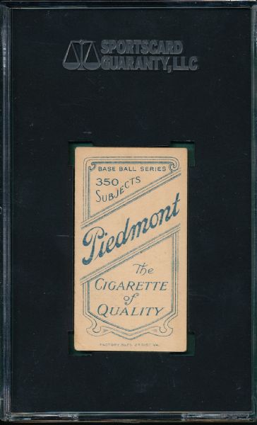 1909-1911 T206 Perring Piedmont Cigarettes SGC 45